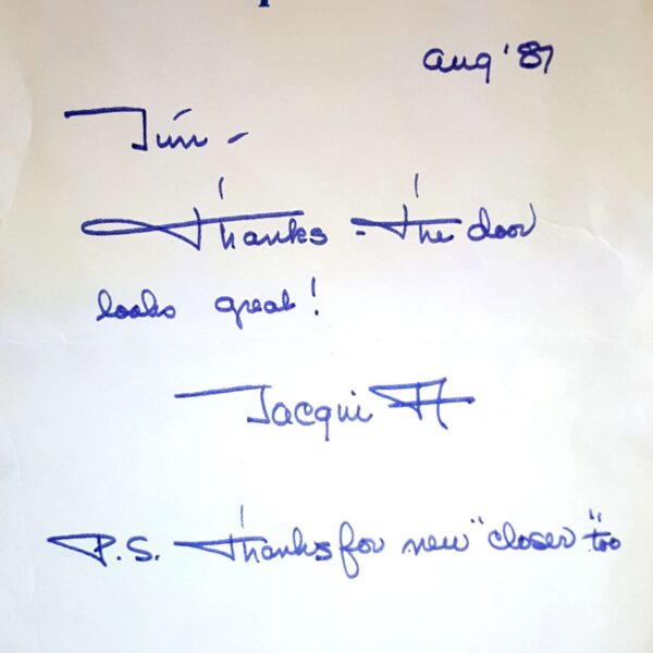 Window Replacements Unlimited Testimonial Picture Thank you letter